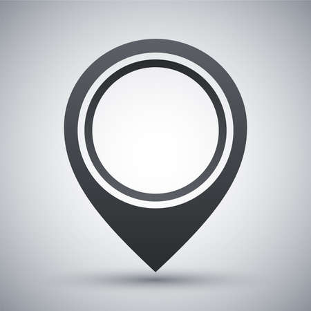 Vector map pointer iconのイラスト素材