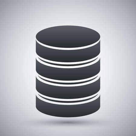Vector database iconのイラスト素材