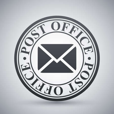 Vector postal stamp iconのイラスト素材