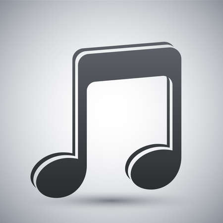 Vector music note iconのイラスト素材