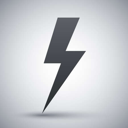 Vector lightning bolt iconのイラスト素材