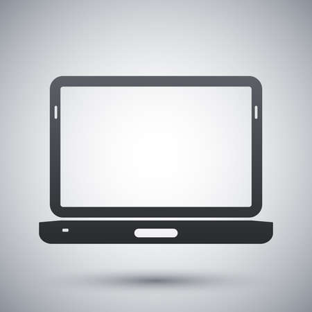Vector laptop iconのイラスト素材