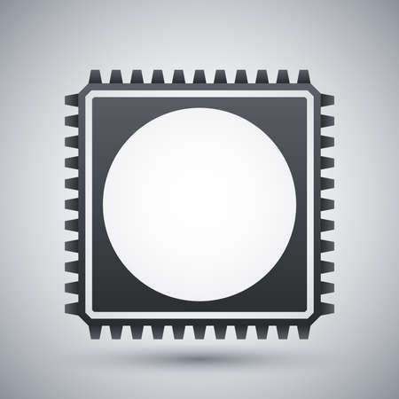 Chip icon, vectorのイラスト素材