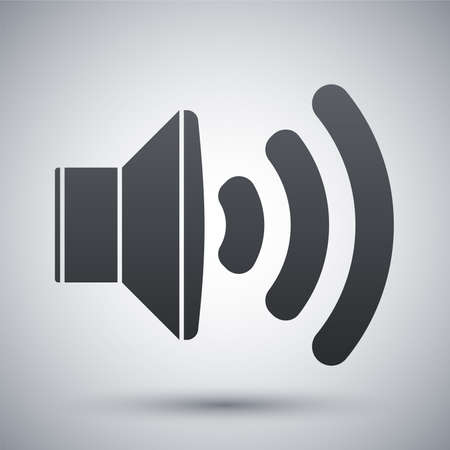 Vector audio speaker iconのイラスト素材