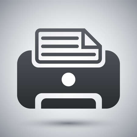 Vector printer iconのイラスト素材