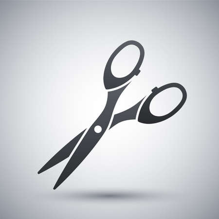 Vector scissors cut iconのイラスト素材