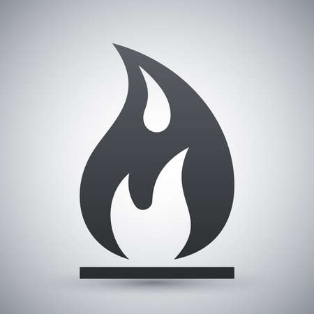 Vector fire signのイラスト素材