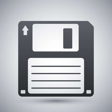 Vector floppy disk iconのイラスト素材
