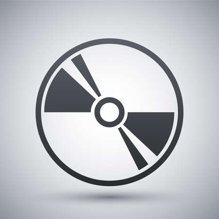 Vector CD or DVD iconのイラスト素材