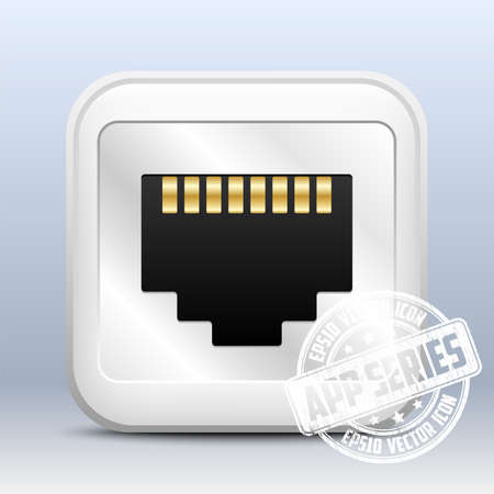 Network socket icon, app seriesのイラスト素材