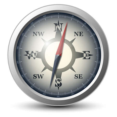 Vector compass iconのイラスト素材