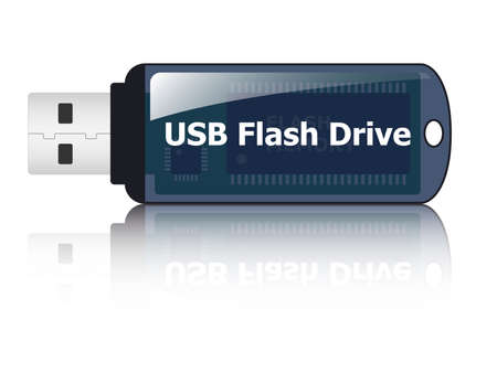 USB flash drive icon, vector