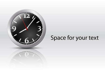 Analog clock icon, vectorのイラスト素材