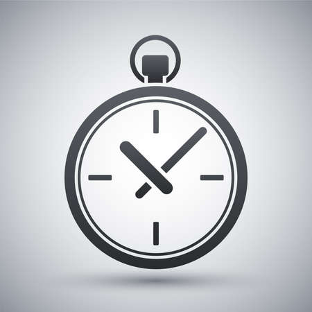 Vector pocket watch iconのイラスト素材