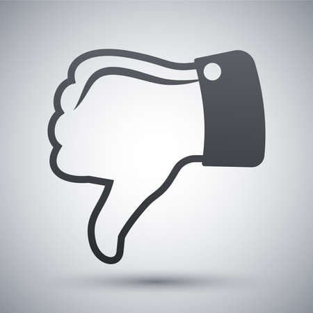 Vector thumb down iconのイラスト素材