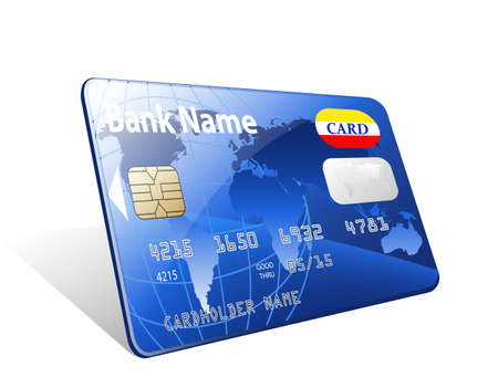 Vector credit card iconのイラスト素材