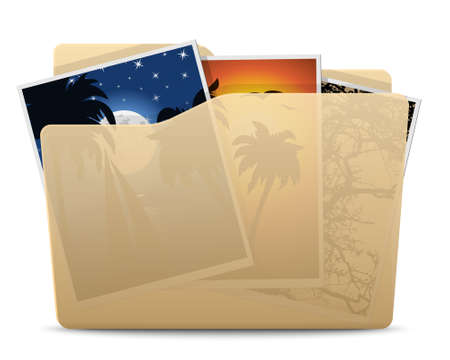 Pictures Folder Icon. Vectorのイラスト素材