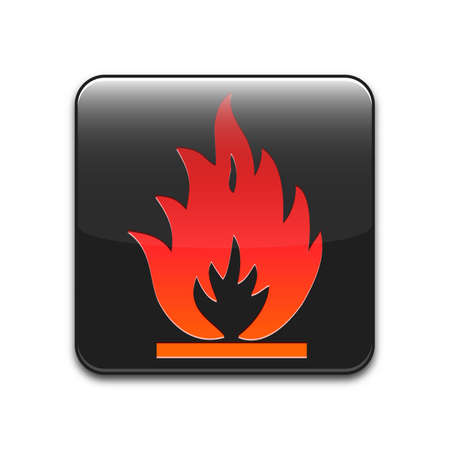 fire sign or iconのイラスト素材