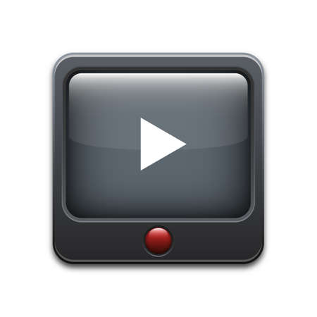 TV iconのイラスト素材