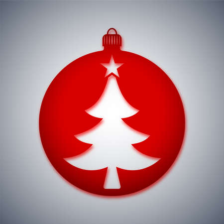 Christmas Ball Icon, Vectorのイラスト素材