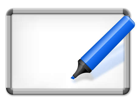 Whiteboard. Vector Illustrationのイラスト素材