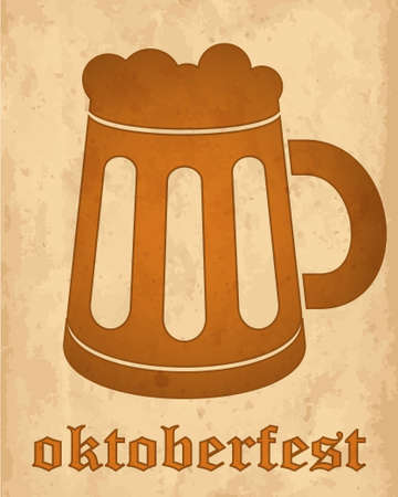 Oktoberfest vintage designのイラスト素材