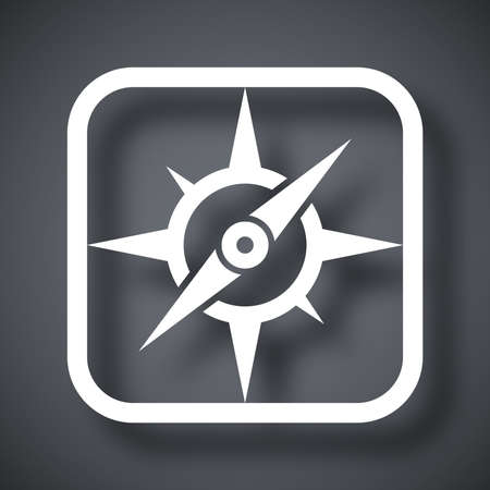 Vector compass iconのイラスト素材