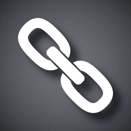 Vector chain or link iconのイラスト素材