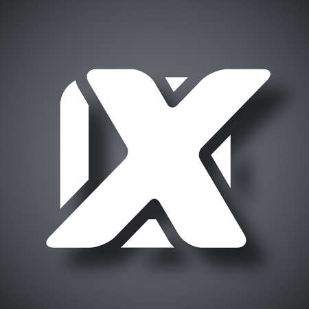 Vector cross check box iconのイラスト素材