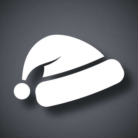 Vector Santa's hat iconのイラスト素材