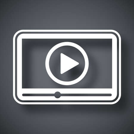 Vector media player iconのイラスト素材