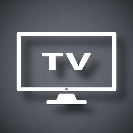 Vector modern tv iconのイラスト素材