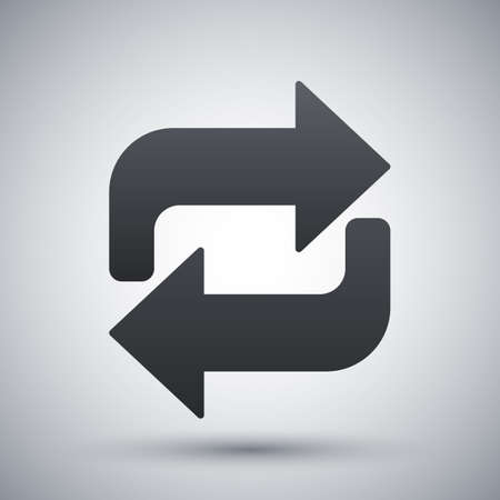 Repeat icon, vectorのイラスト素材