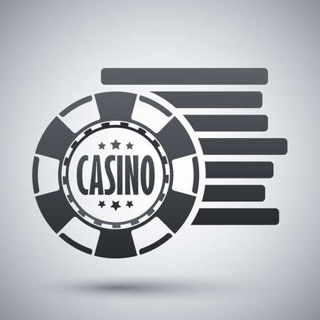 Casino chips iconのイラスト素材