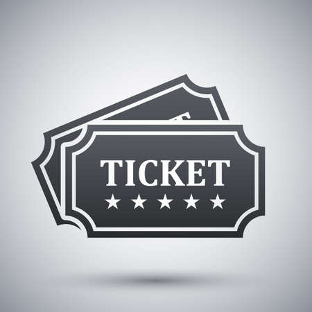 Vector tickets iconのイラスト素材