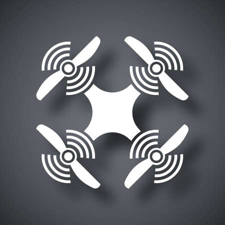 Quadcopter iconのイラスト素材