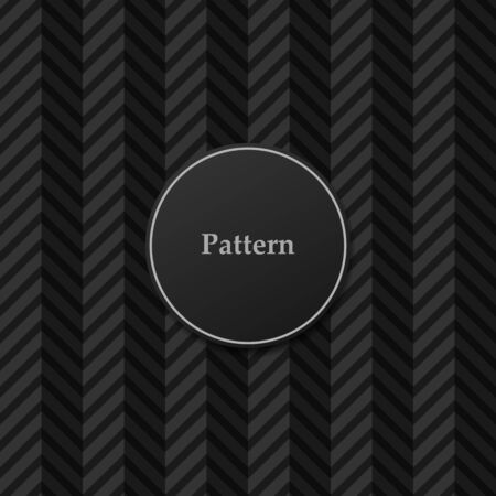 Zigzag black seamless pattern. Texture, modern background. Vector illustration.