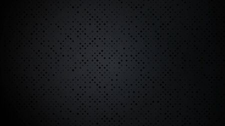 Abstract black background. Random rhombuses. Modern minimalistic style. Vector illustration.のイラスト素材