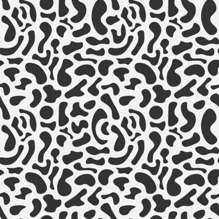 Seamless leopard texture. Monochrome background. Vector illustration.のイラスト素材