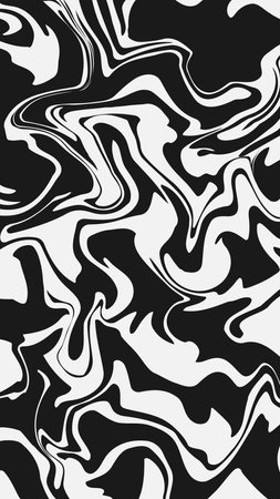 Liquid marble monochrome background.のイラスト素材