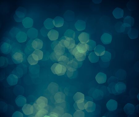 dark blue bokeh light background, fantasy styleの写真素材