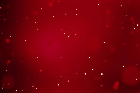 abstract christmas gradient red background with bokeh flowing, festive holiday happy new year conceptの写真素材