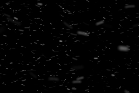abstract dust particles movement on dark back background loop seamless readyの写真素材