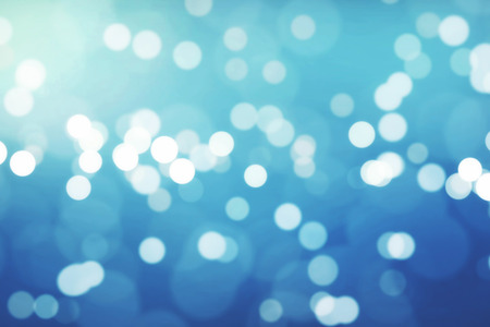 christmas gradient blue background with bokeh flowing, festive holiday happy new year conceptの写真素材