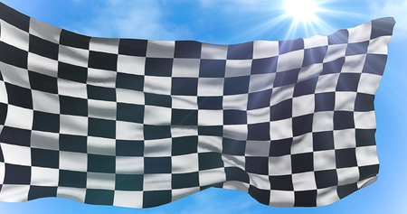 checkered flag, end race background,の写真素材