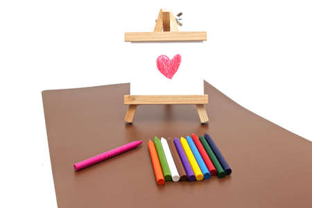 draw crayonsの写真素材