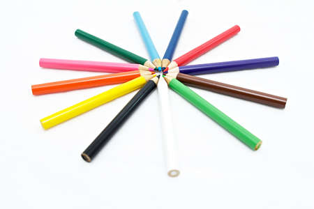 draw crayonsの写真素材