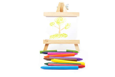 draw crayonsの写真素材