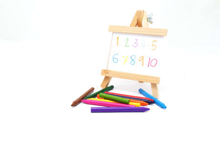 draw crayonsの写真素材