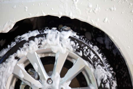 Wash a carの写真素材